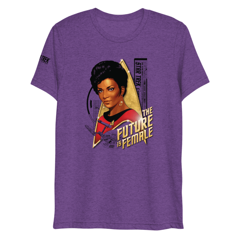 Star Trek: The Original Series Uhura The Future Is Female Unisex Tri-Blend T-Shirt