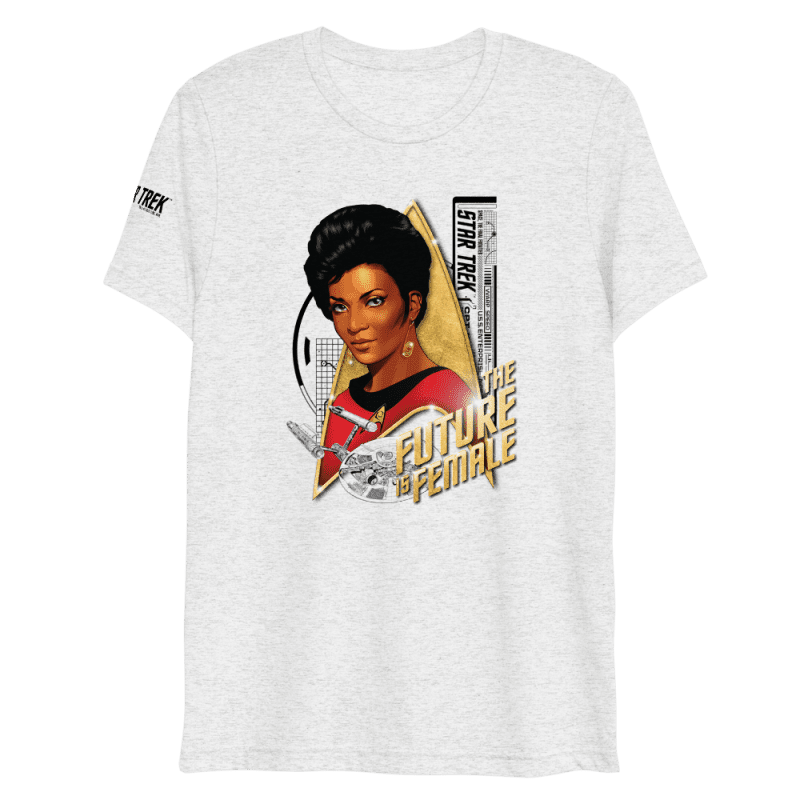 Star Trek: The Original Series Uhura The Future Is Female Unisex Tri-Blend T-Shirt