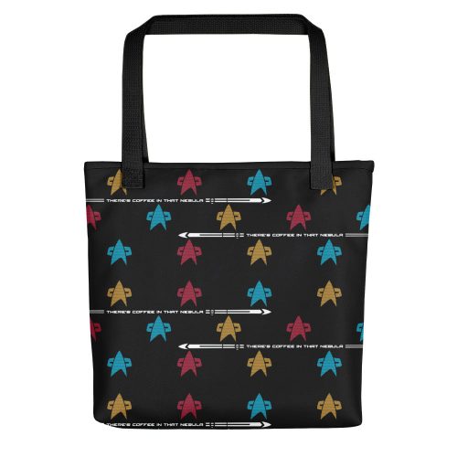 Star Trek: Voyager Coffee in that Nebula Premium Tote Bag