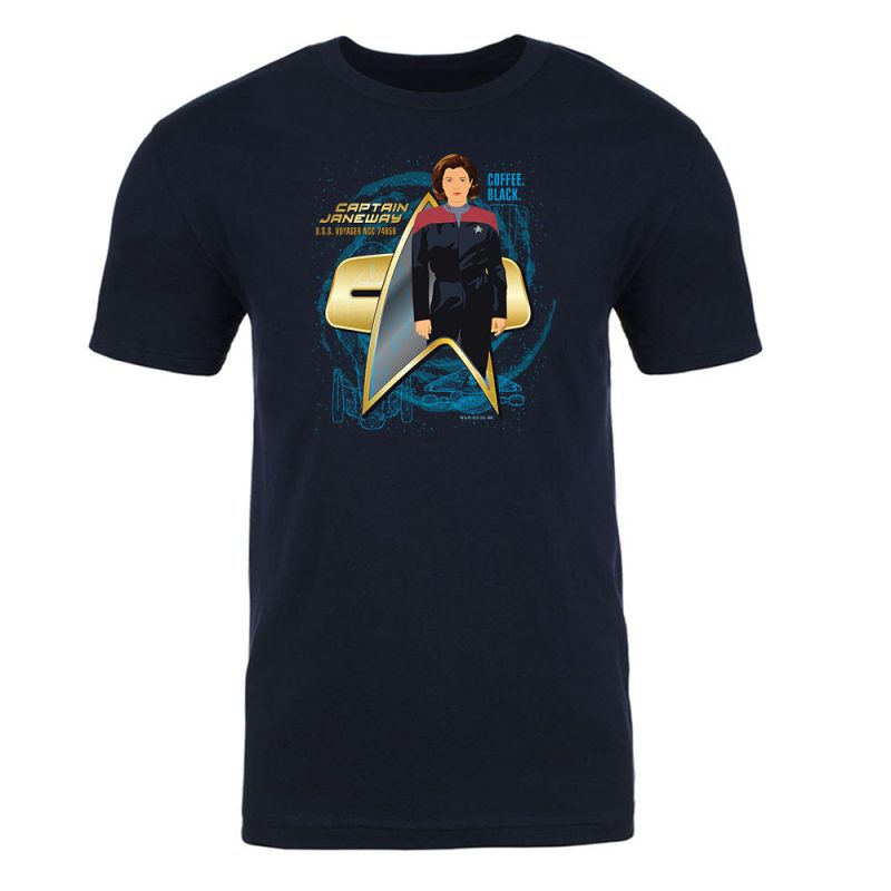 Star Trek: Voyager Captain Janeway Adult Short Sleeve T-Shirt