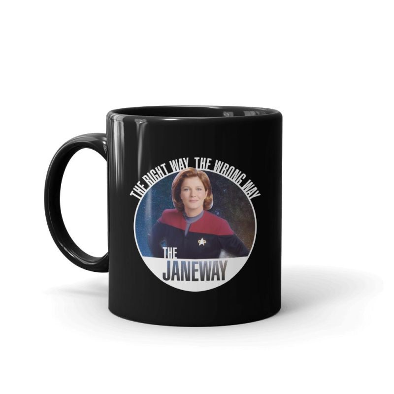 Star Trek: Voyager The Janeways Black Mug