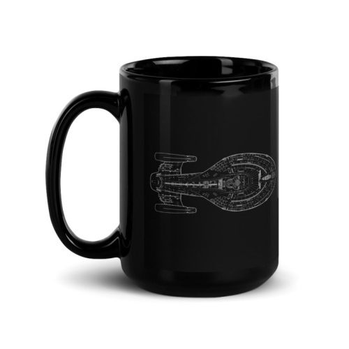 ST V S 15oz Black Mug Left