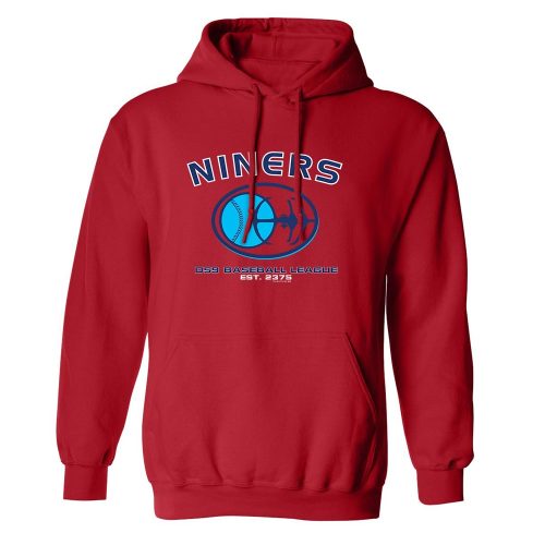 Star Trek: Deep Space 9 Niners Baseball Fleece Hooded Sweatshirt