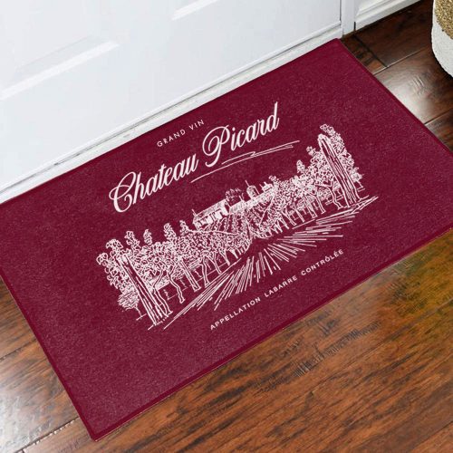 StarTrek Picard 18x24DoorMat831XXX7 00905 Maroon