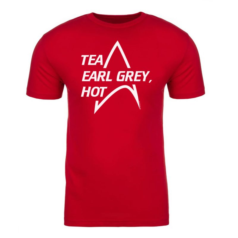 Star Trek: The Next Generation Tea Earl Grey Hot Adult Short Sleeve T-Shirt