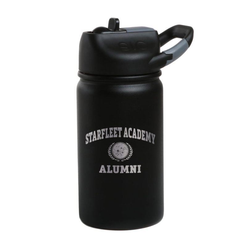 StarTrek StarfleetAcademy Alumni SIC LIL 12ozBottle Mockup Black FullBottle