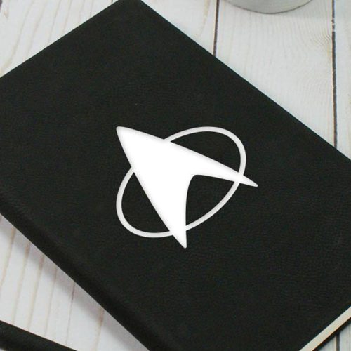 StarTrek TNG Delta Laser Engraved Notebook RO 1