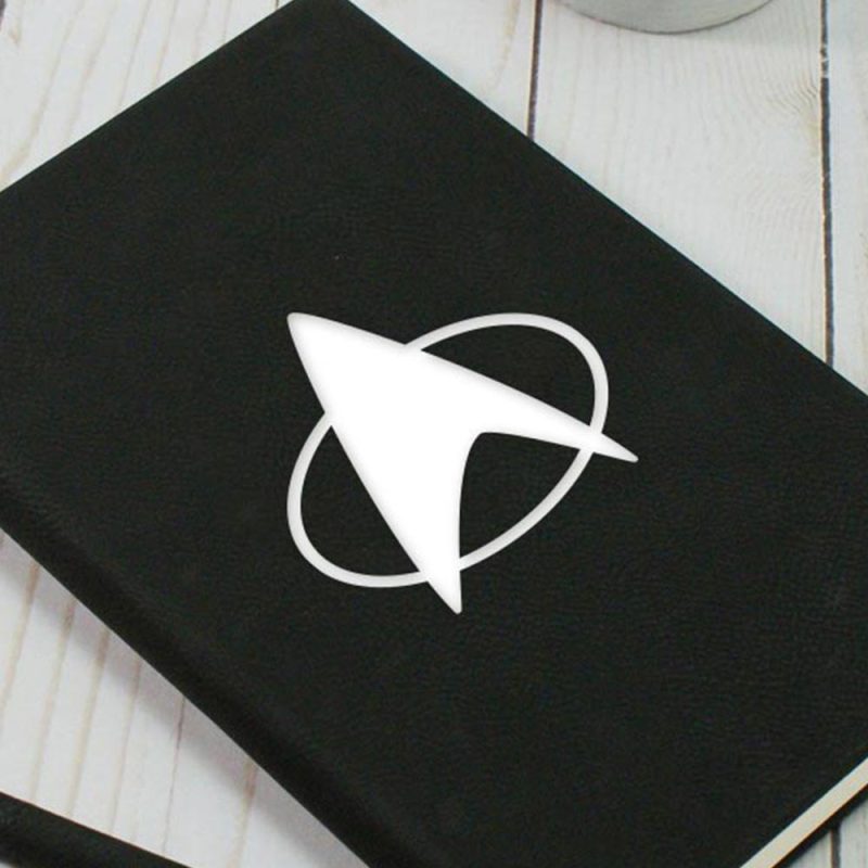 StarTrek TNG Delta Laser Engraved Notebook RO