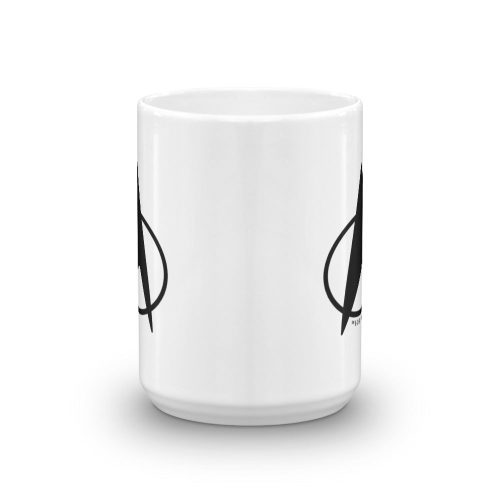 StarTrek TNG Delta 15oz White Mug mockup Front