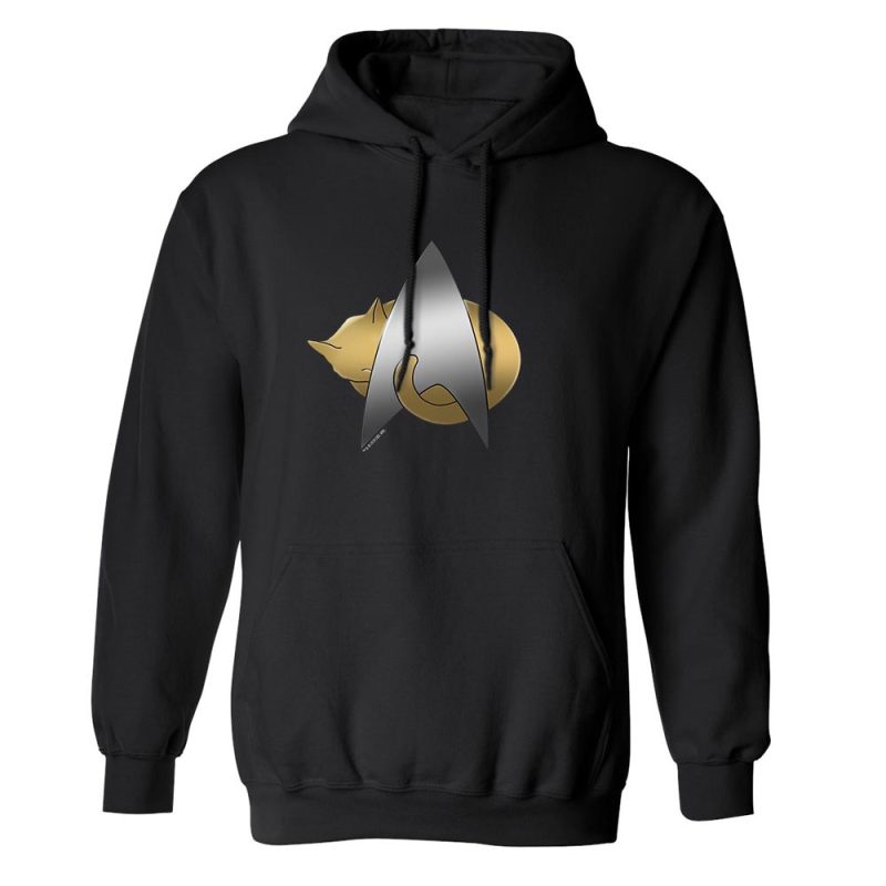 Star Trek: The Next Generation Kitty Cat Logo Fleece Hooded Sweatshirt