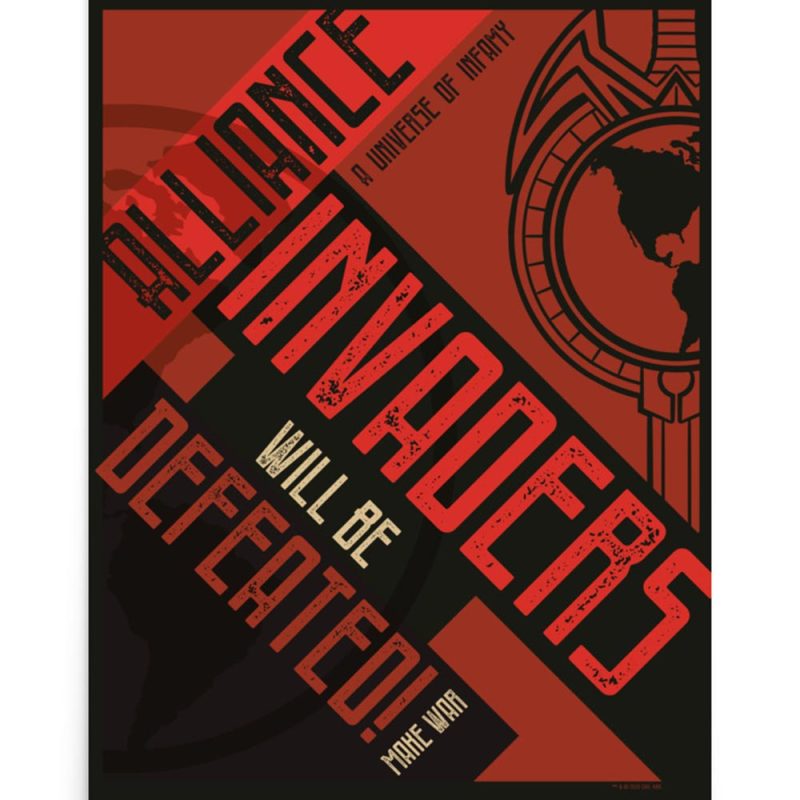 StarTrek TNG MirrorUniverse InvadersWillBeDefeated PremiumPoster 18x24 Mockup RO 1