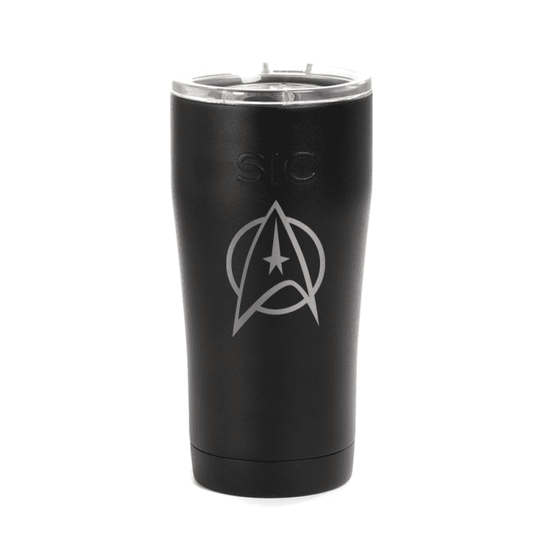 StarTrek TOS Delta SIC 20ozTumbler Mockup Black