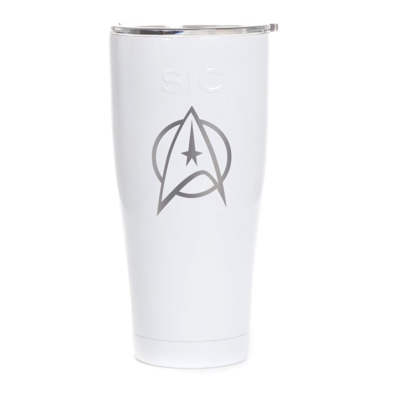 StarTrek TOS Delta SIC 30ozTumbler Mockup White