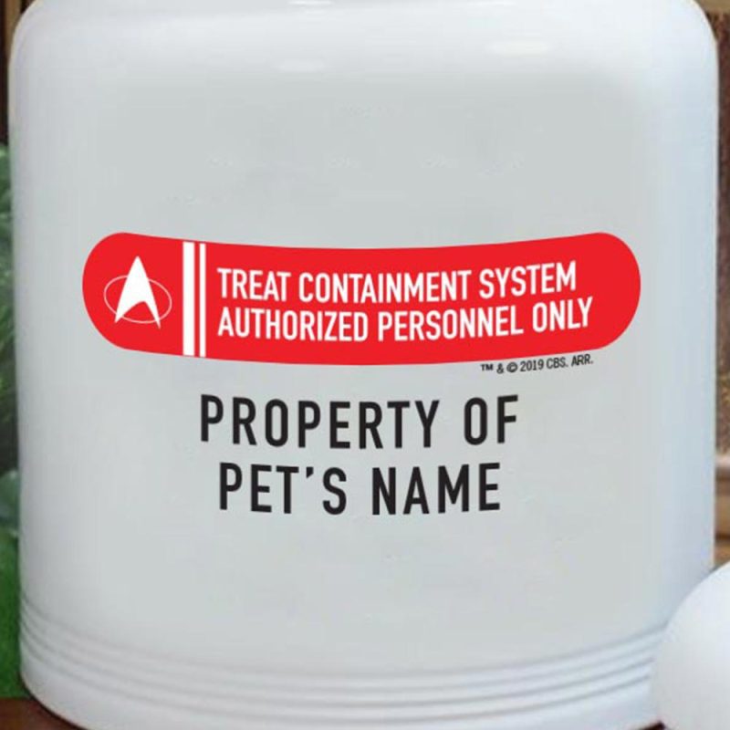 StarTrek TOS TreatContainmentSystem Treat Jar Mockup RO