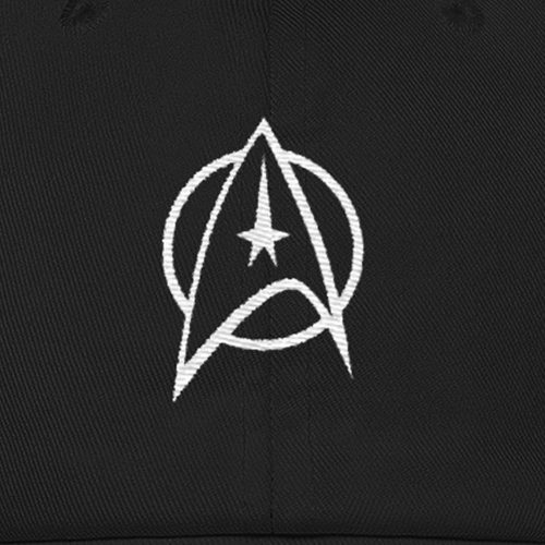 StarTrek TOS Delta Embroidered Hat mockup Front RO