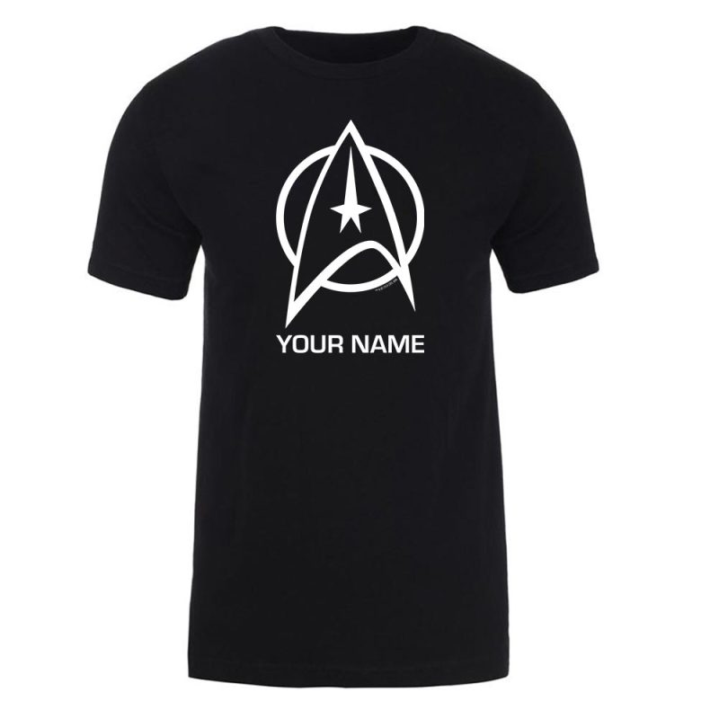 StarTrek TOS Delta Personalized Adult ShortSleeve Tshirt Mockup Black db215341 a690 4e60 9437 9f2864bbd731