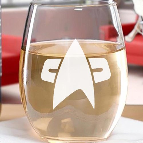 StarTrek Voyager Delta Stemless WineGlass RO 1