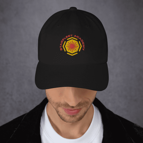 classic dad hat black front 6596fcdb72c1e