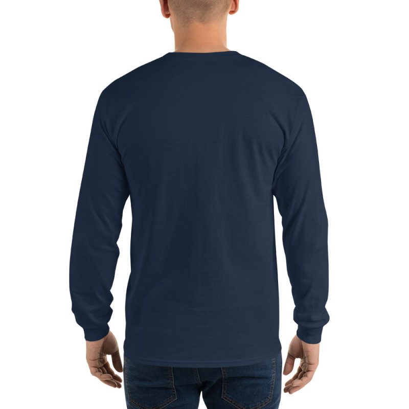 mens long sleeve shirt navy back 66a7460c8724e navy