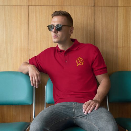 premium polo shirt red front 66727198b01b0 red