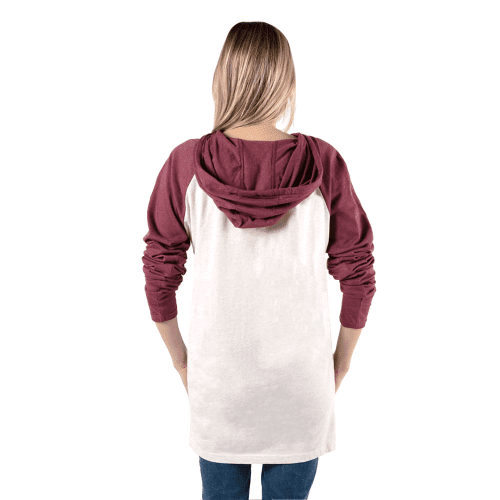 star trek raglan hoodie model2