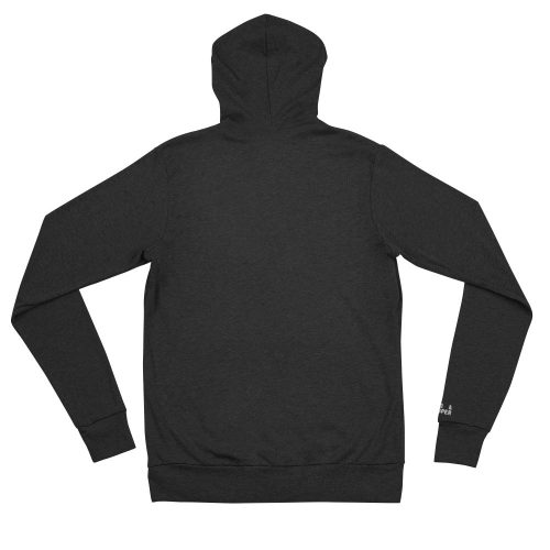 unisex lightweight zip hoodie charcoal black triblend back 667277113cc7e charcoal black triblend