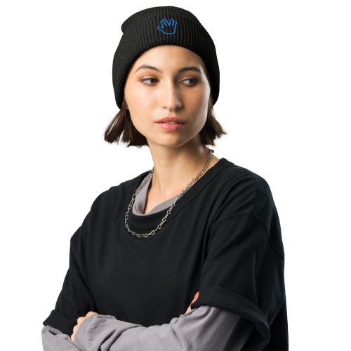 waffle beanie black front 66f13ccd89dc1 black