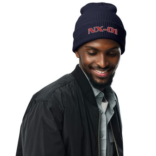 waffle beanie navy front 66f13d8e59568 navy